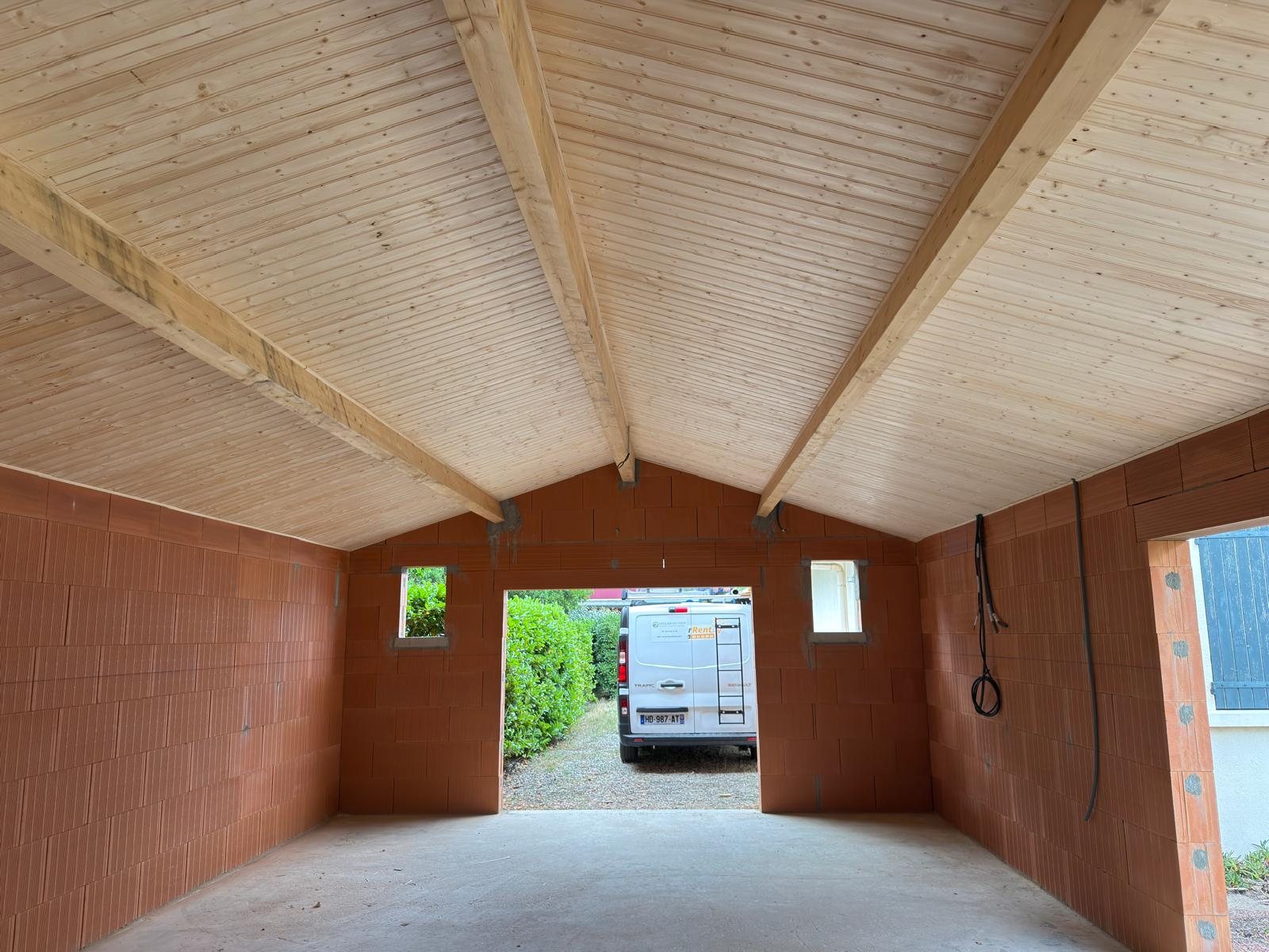 Réfection complète de la charpente et de la couverture d’un garage à Vendays-Montalivet — vue 7